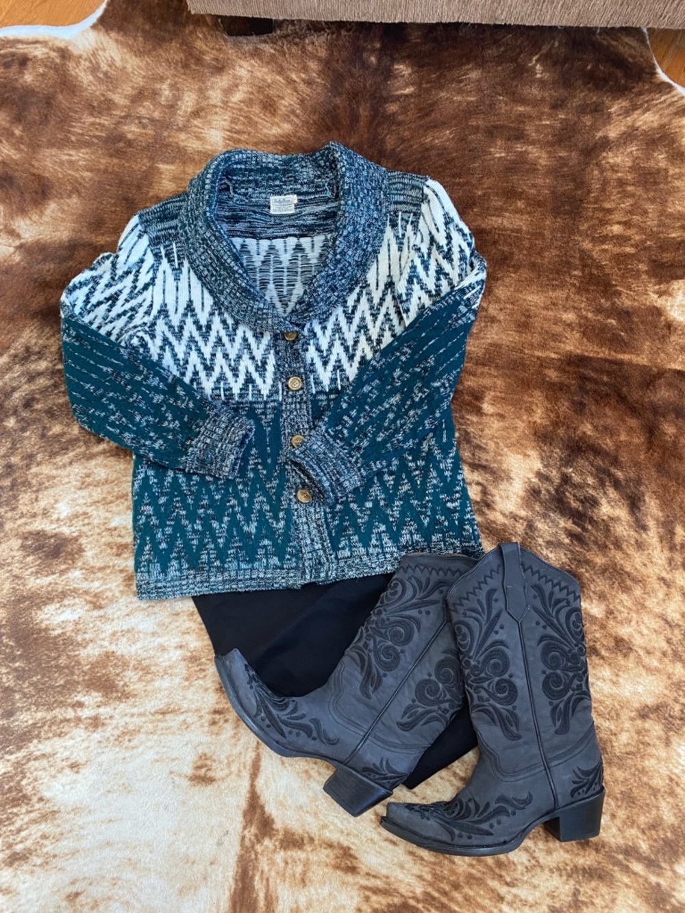 Vintage Dotty Mann Cardigan